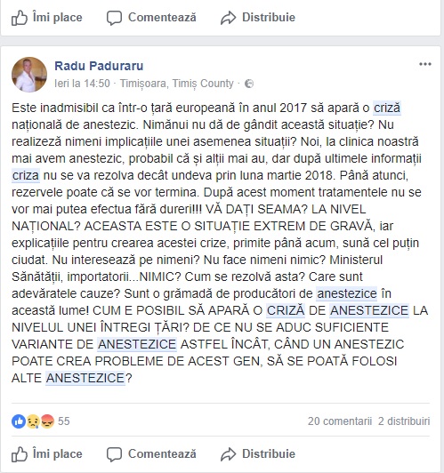 ANALIZĂ: După criza vaccinurilor și cea a imunoglobulinei, o nouă criză lovește România: cea a anestezicelor folosite în medicina dentară