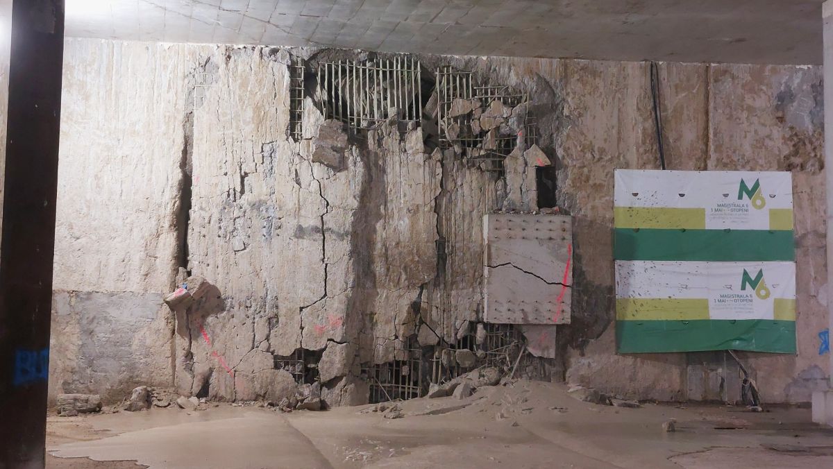 Cârtița „Sfânta Maria” a săpat primul segment de tunel între stația Tokyo şi Aeroportul Băneasa