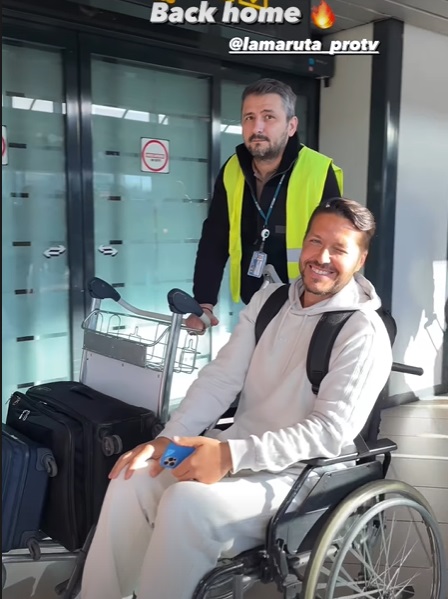Jorge s-a întors în România de la Survivor 2023 în scaun cu rotile, după ce s-a accidentat: „Mă simt fericit, un pic obosit”