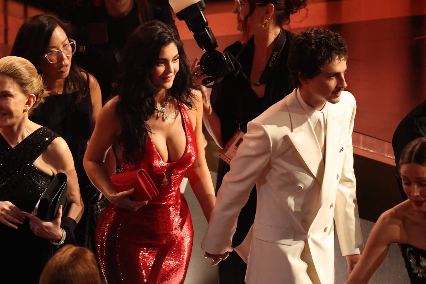 Cum a apărut Kylie Jenner la Premiile Oscar 2026. L-a susținut pe iubitul ei, actorul Timothée Chalamet