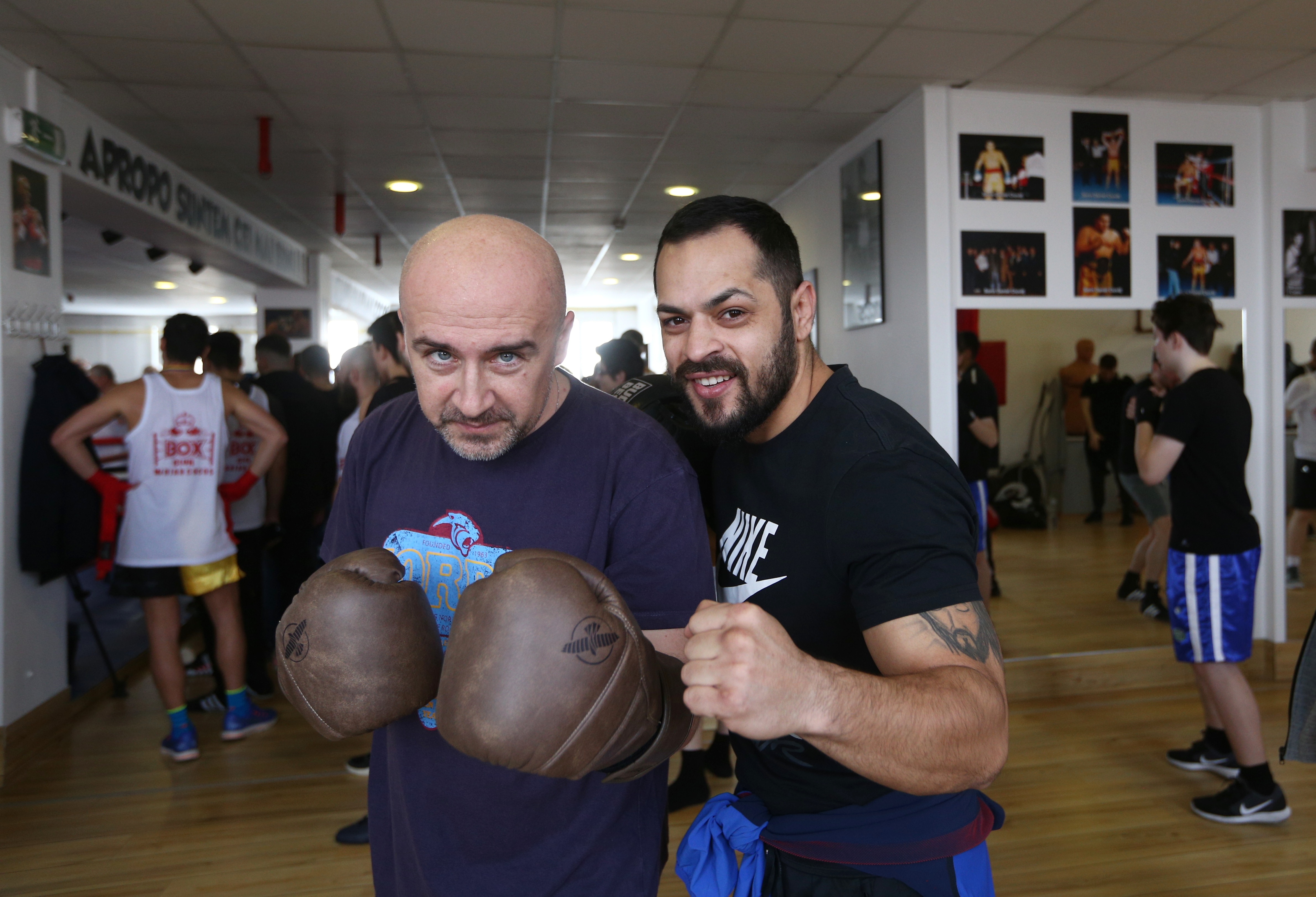 Mihai Dobrovolschi a urcat în ring și a luptat două minute pentru o cauză nobilă | GALERIE FOTO