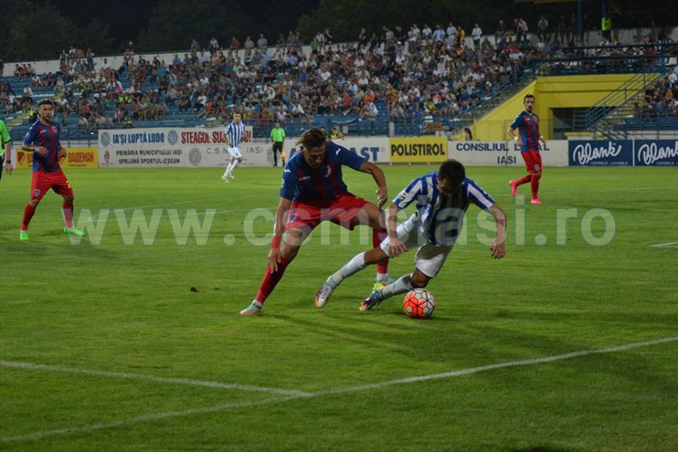LIGA I. CSMS Iaşi - ASA Tîrgu-Mureş 0-1. Miriuţă l-a învins italieneşte pe Nicolo Napoli, sub privirile campionului mondial Franco Baresi