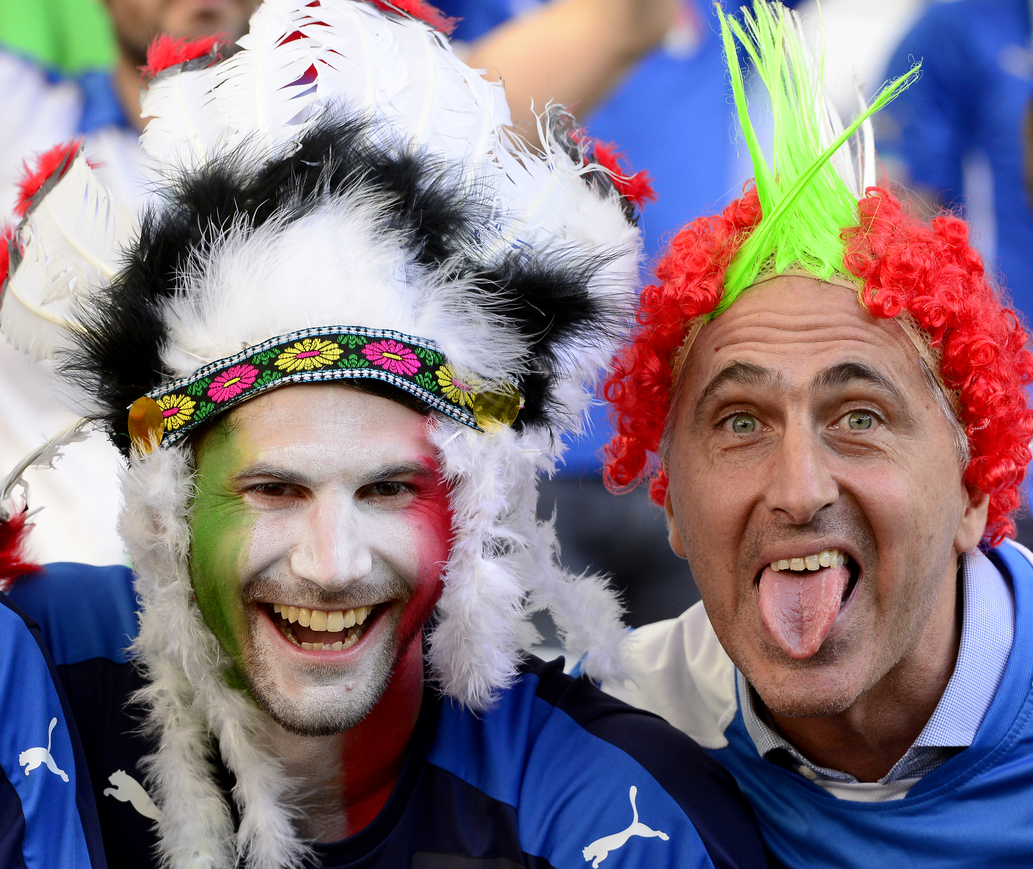 Euro 2016, sferturi. Spectacol în tribune la supermeciul Germania - Italia. Soțiile jucătorilor s-au amestecat printre fani / GALERIE FOTO