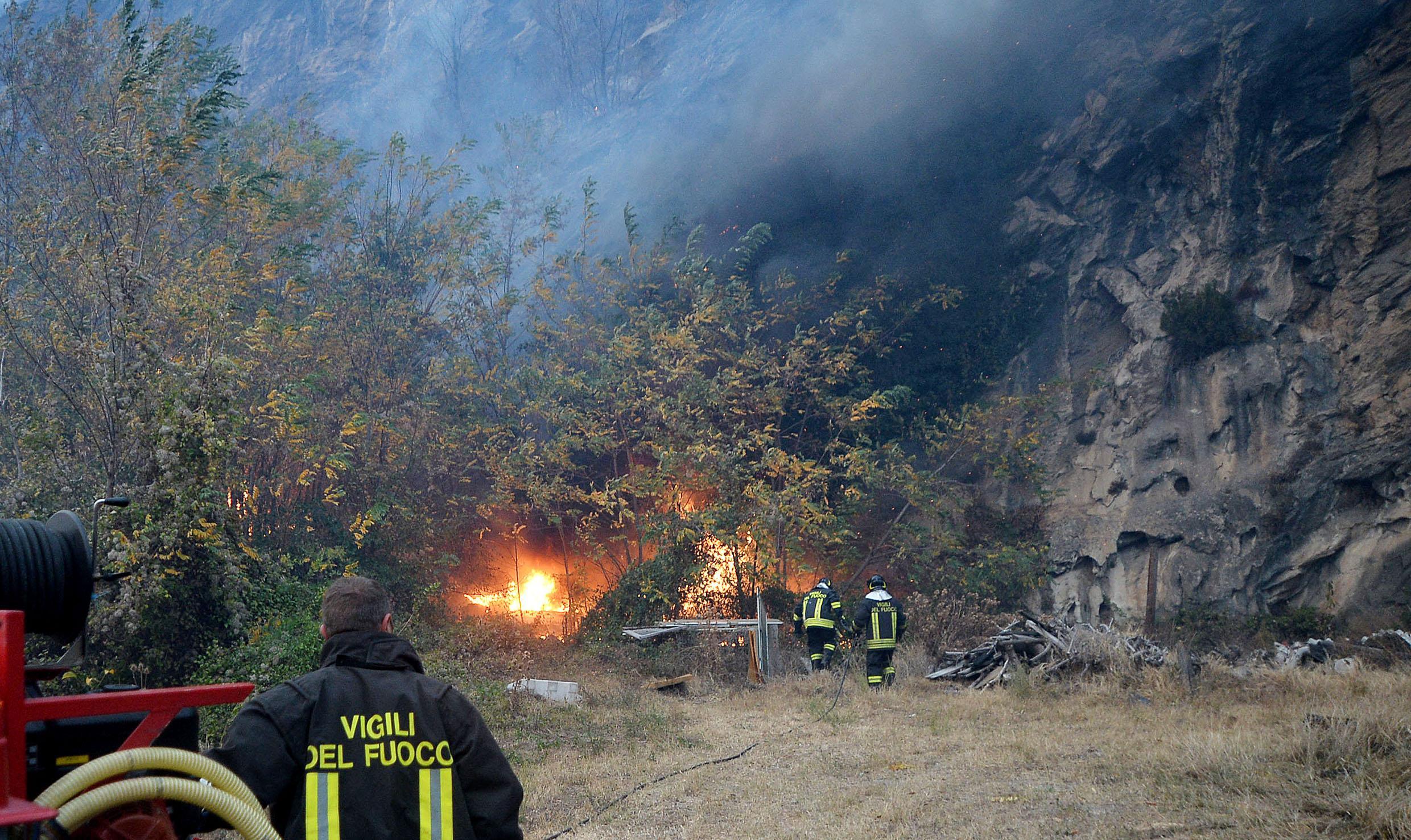 Incendii puternice în nord-estul Italiei. Peste 1.000 de oameni au fost evacuați