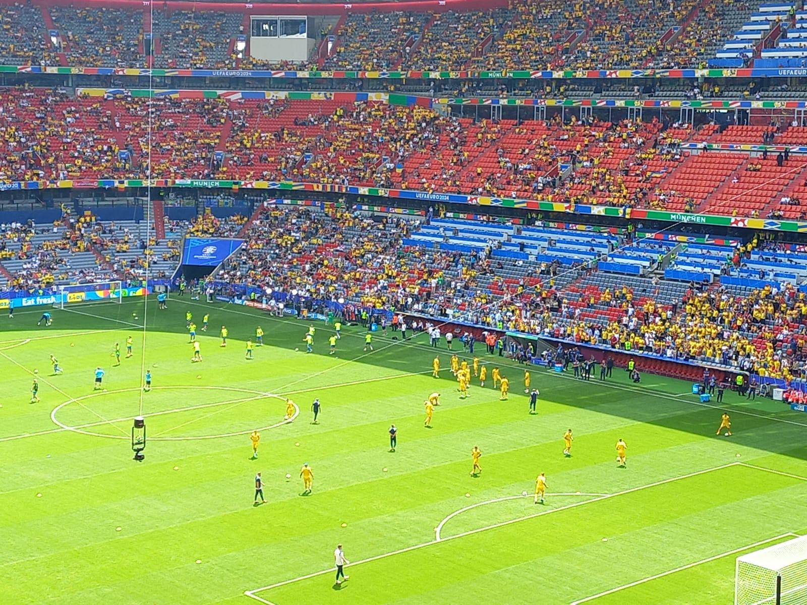 România – Ucraina 3-0. Prima victorie după 24 de ani la un turneu final de Campionat European. Stanciu, R. Marin și Drăguș, goluri de generic