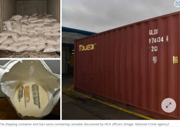 4 Ghanaians caught smuggling £4.3m worth of cannabis into South Essex in Gari