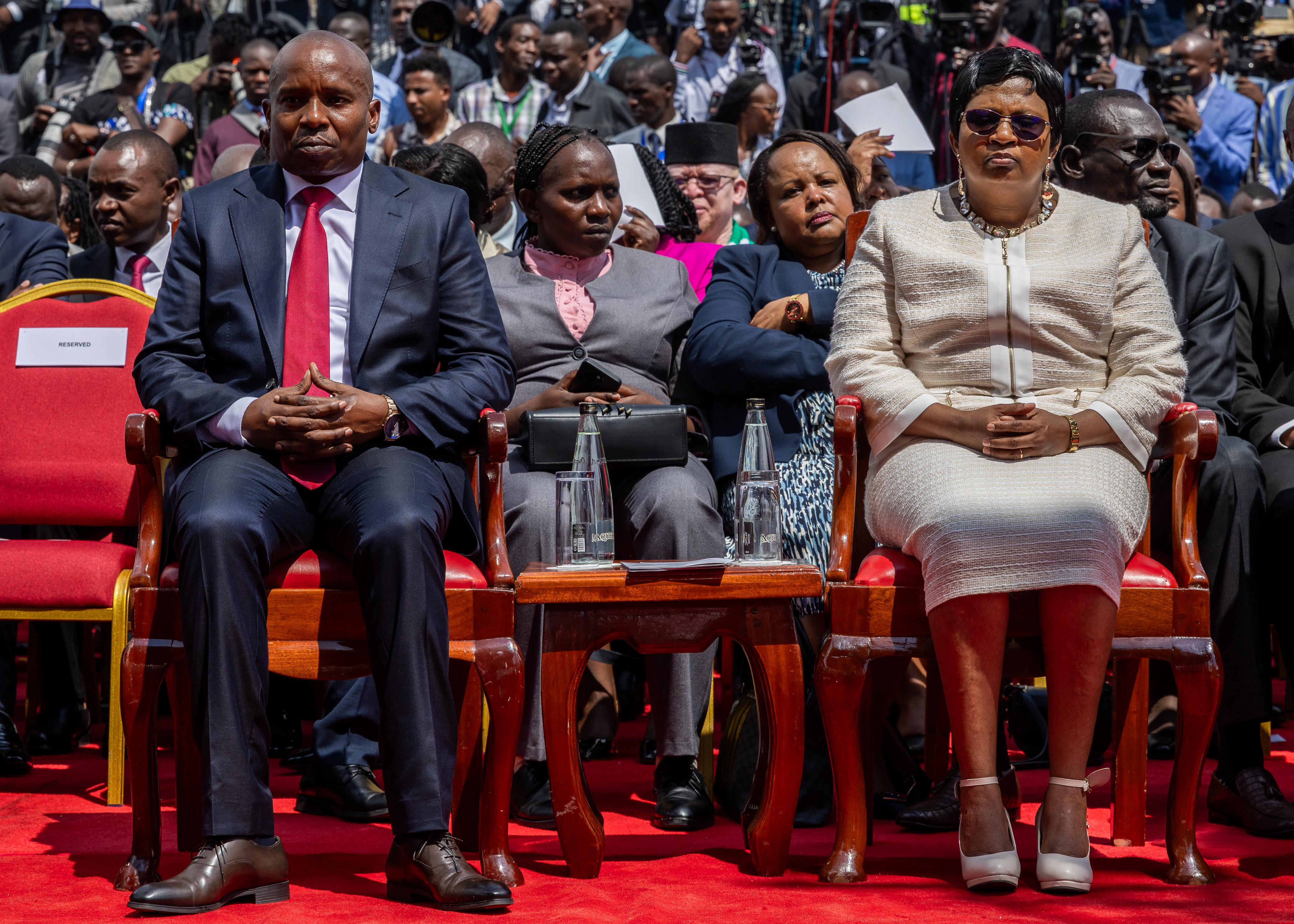 Swearing-in ceremony of Kenya's 3rd Deputy President Kithure Kindiki at KICC, Nairobi on November 1, 2024