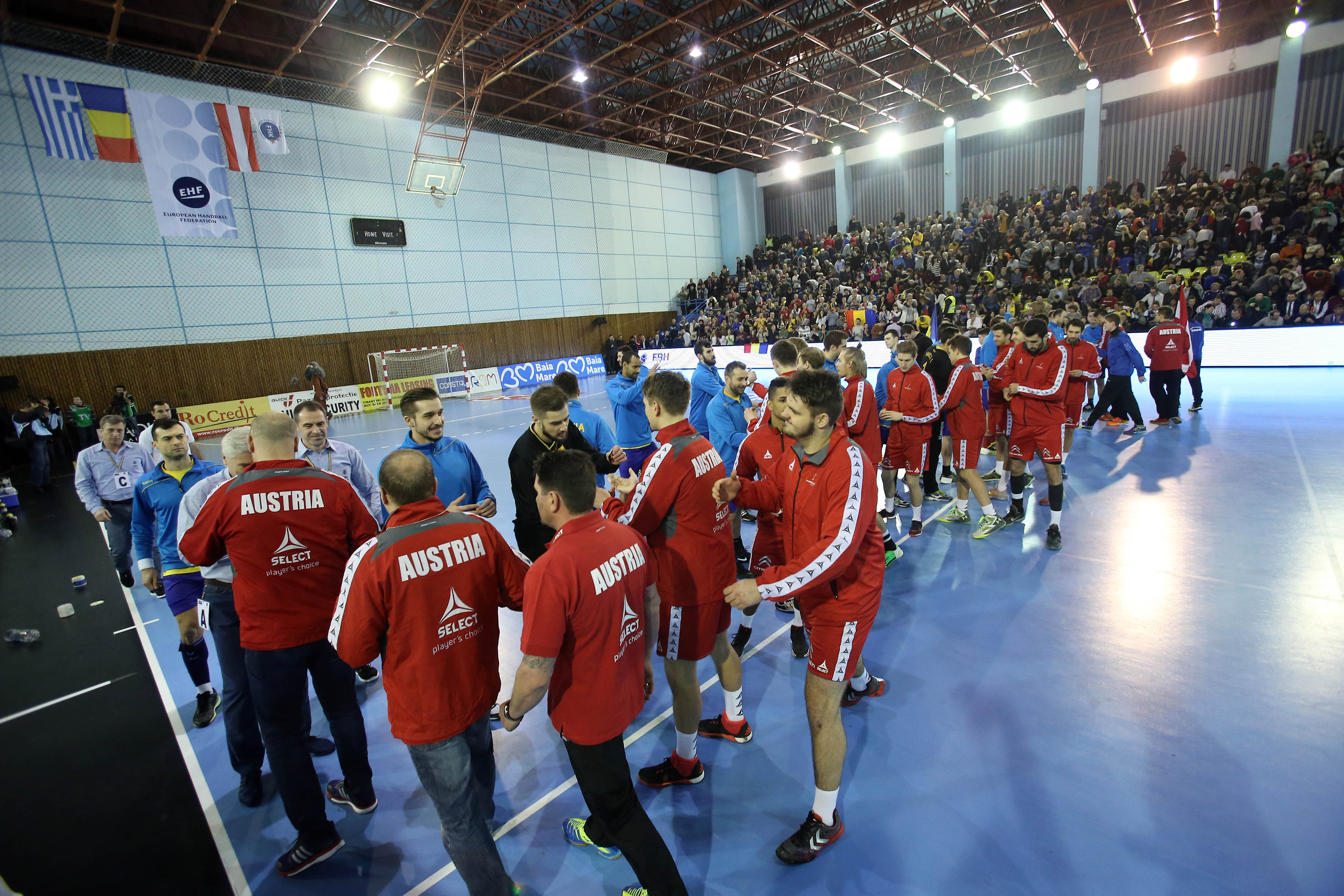Handbal: România - Austria 32-29. ^DRAMĂ, tricolorii au ratat la un gol calificarea în play-off-ul pentru Mondial 2017! FOTO&VIDEO