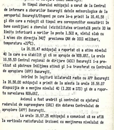 Catastrofa aeriană de la Urziceni, din 1977. Fenomenul „amurgului târziu” a contribuit la tragedia soldată cu 29 de morți