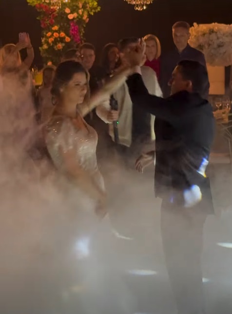 Mesajul Larisei Drăgulescu pentru Marian Drăgulescu, după ce acesta s-a căsătorit cu Simona Carmen. Cum a apărut fiica lor la nuntă