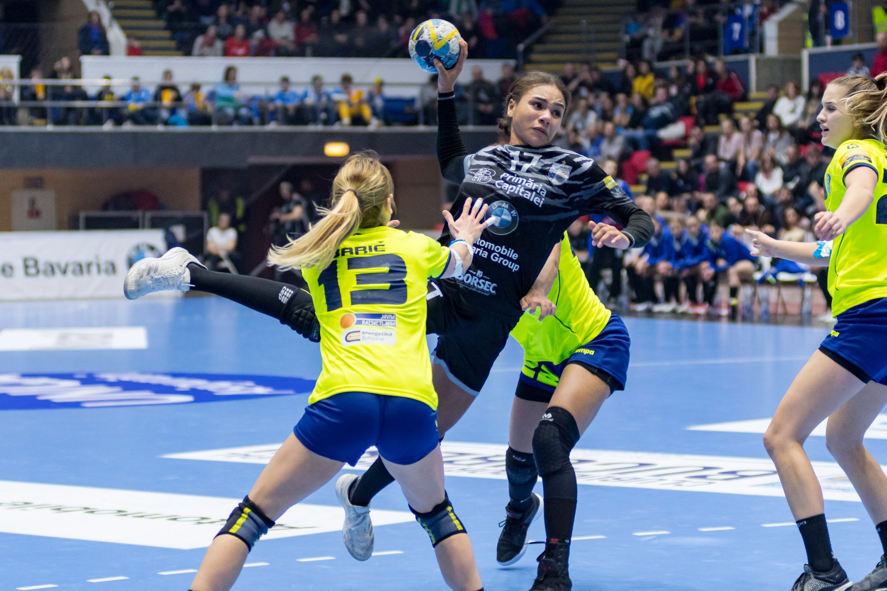 CSM București - Krim Ljubljana, 32-26, în grupele principale ale Ligii Campionilor. Pas mare spre sferturi