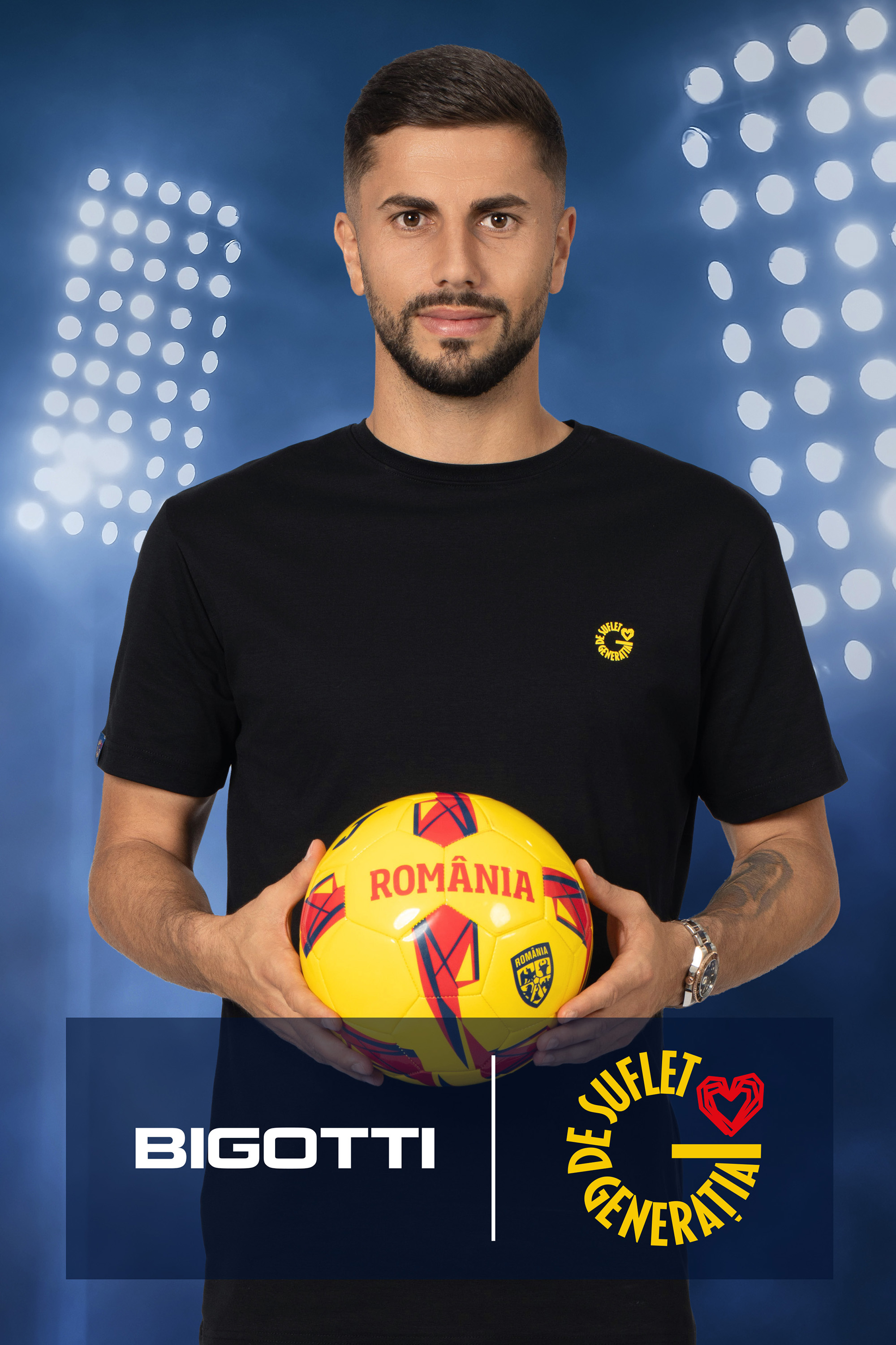 BIGOTTI și Federația Română de Fotbal lansează colecția dedicată „Generației de Suflet” - un omagiu adus românilor uniți de fotbal