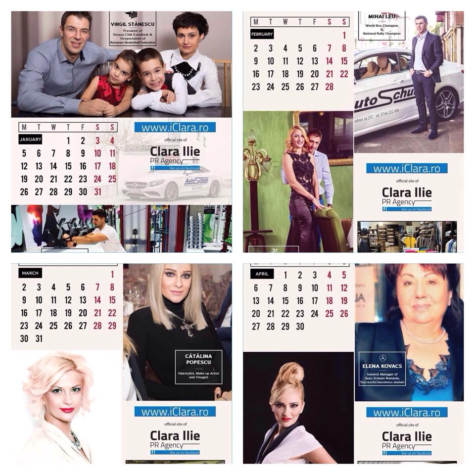 Ce bine arată Mihai Leu după ce s-a vindecat de cancer. El, Cami Potec, Ruxandra Dragomir, Amatto Zaharia și Virgil Stănescu, vedete în calendarul iClara.ro 2015