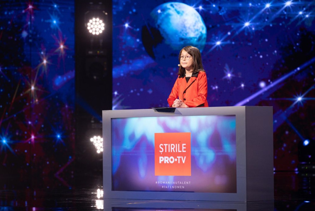 Cine e Delia Papazicu, fetița care a imitat-o pe Andreea Esca la „Românii au talent”, sezonul 14. Andi Moisescu: „Niciodată să nu răspunzi la întrebarea «Ce salariu ai?»”