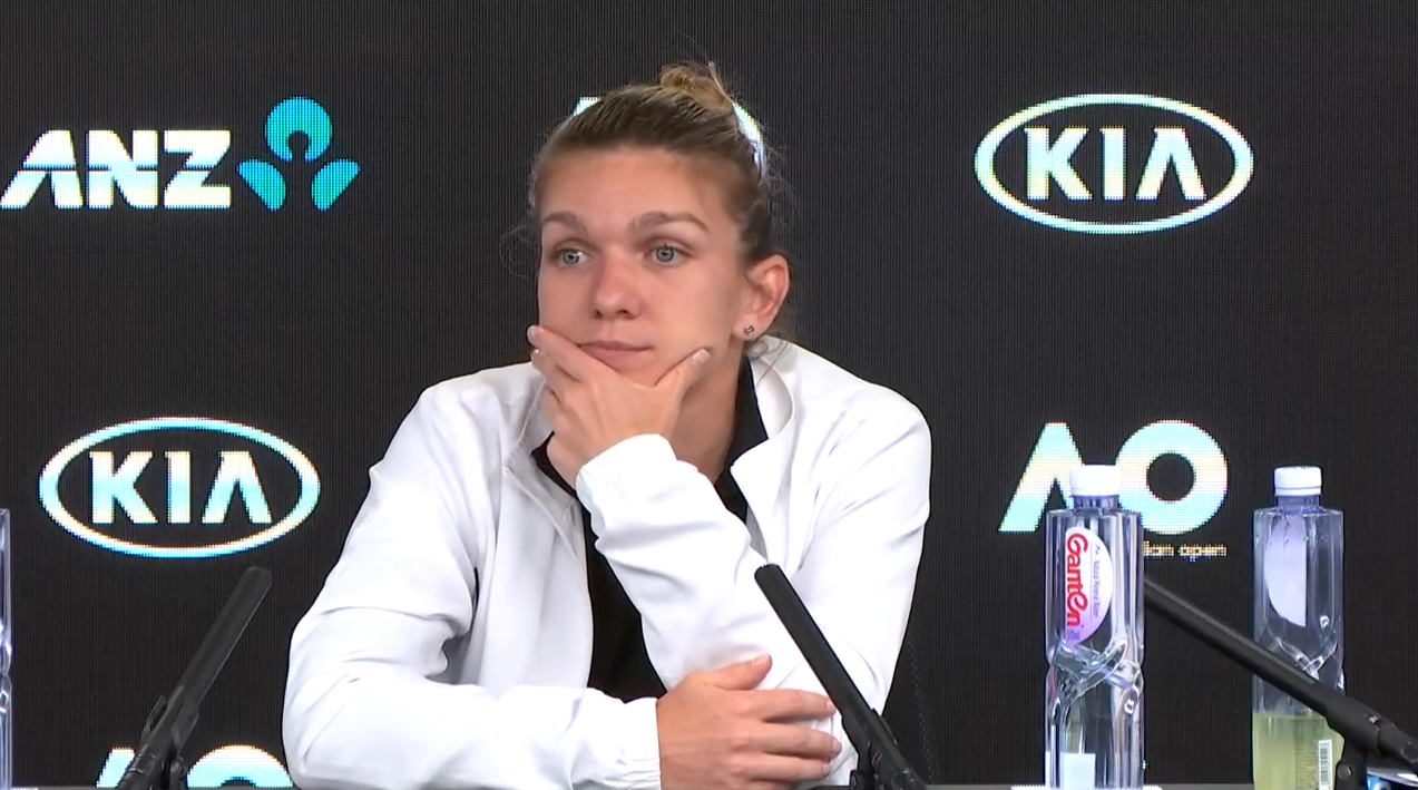 Ce a spus Simona Halep la conferința de presă de după semifinala cu Kerber: ”Nu mi-a fost teamă că o să pierd!” | VIDEO