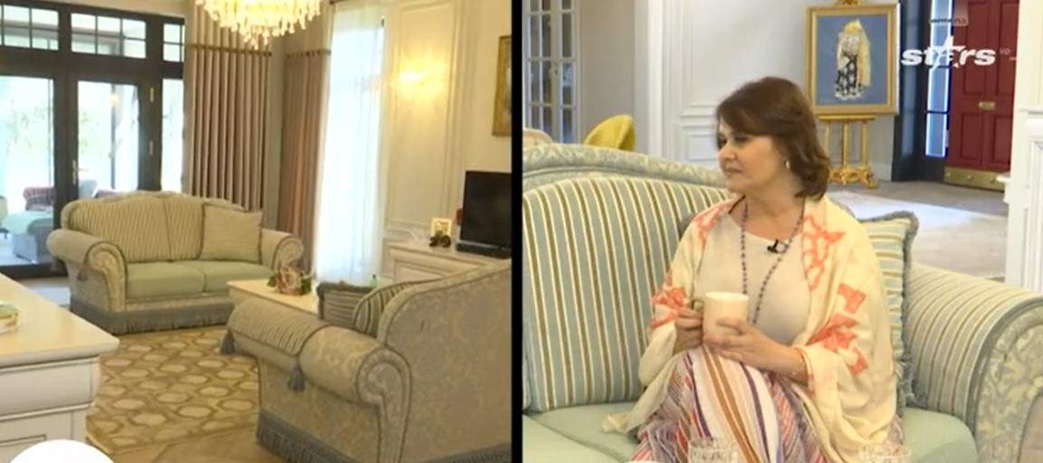 Imagini din casa Niculinei Stoican. Artista de muzică populară deține o vilă impresionantă în Târgu Jiu. „În curte facem tot, el are partea lui, eu am partea mea”