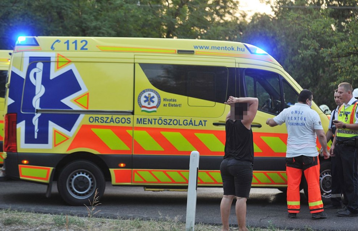 Microbuz românesc distrus în Ungaria, într-un accident cu un mort și doi răniți. Supraviețuitorii și-au pus mâinile-n cap când au văzut ce e pe șosea