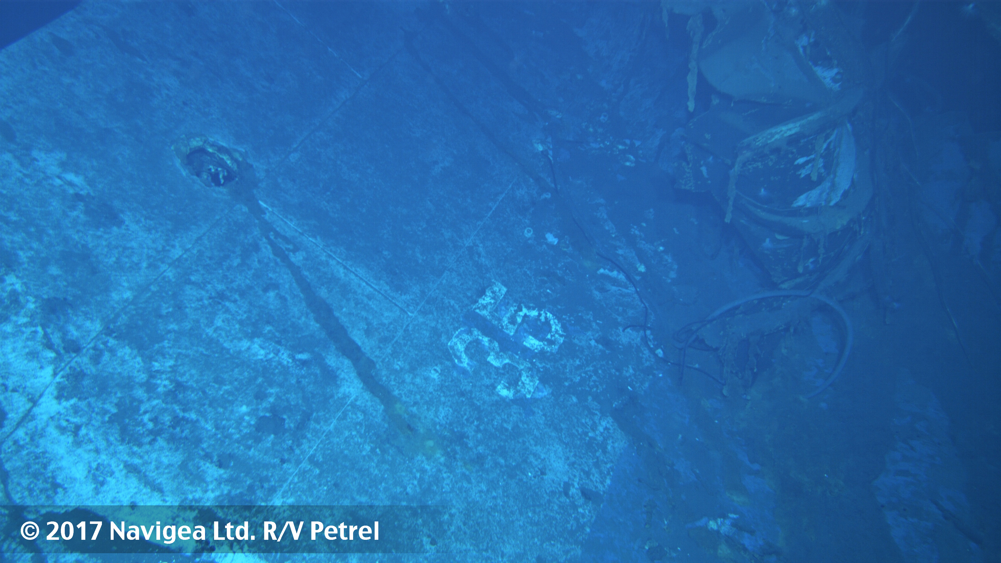 FOTO| USS Indianapolis, un vas de război american, descoperit la 72 de ani după ce a fost scufundat