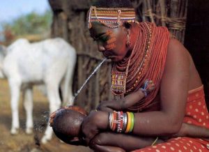 Spitting as a blessing in the Maasai tribe [punchnewspapers]