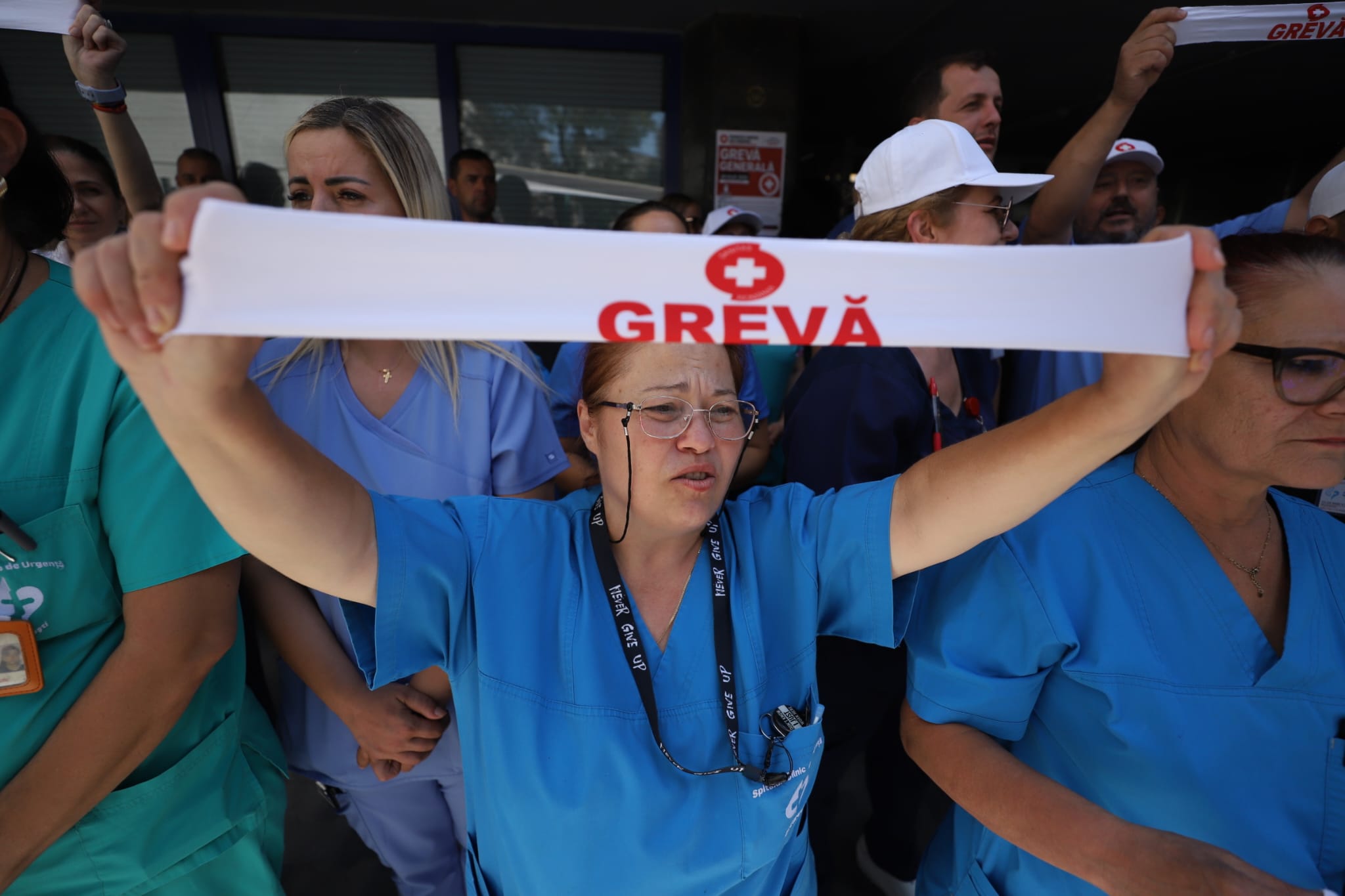 A doua zi de grevă generală în spitale. Sanitas respinge explicațiile Guvernului privind noua lege a salarizării