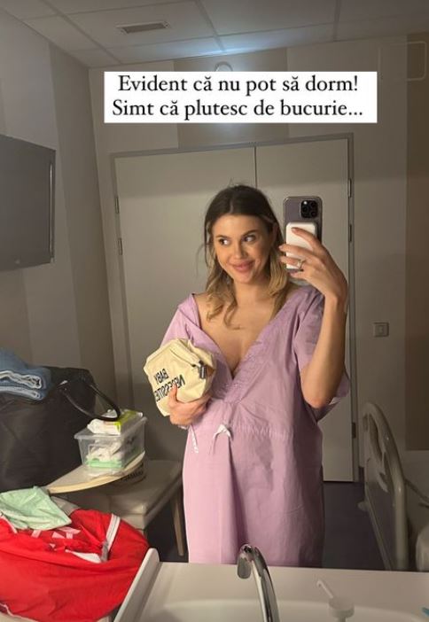 Emily Burghelea a născut un băiețel. Primele imagini cu bebelușul: „Faceți cunoștință cu voinicul nostru de 10”