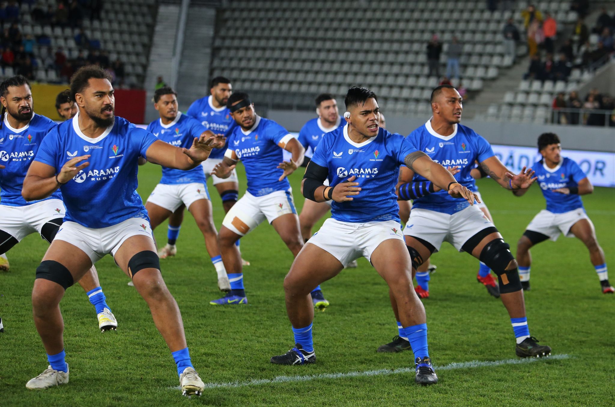 Reprezentativa de rugby a României, învinsă la zero în meciul-test cu Samoa. În partea secundă nu s-a marcat niciun punct!