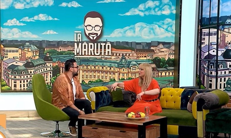 Cristina Cioran l-a pălmuit pe Cătălin Măruță în emisiunea lui de la Pro TV. Vedeta nu s-a abținut la gestul prezentatorului: „Asta ce a fost?”