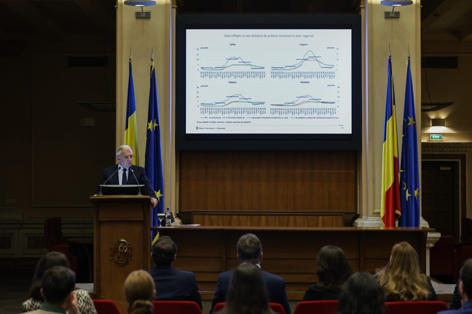 Mugur Isărescu, despre „ordonanța trenuleț”: Dacă nu era adoptată, „deficitul se ducea spre 10%”