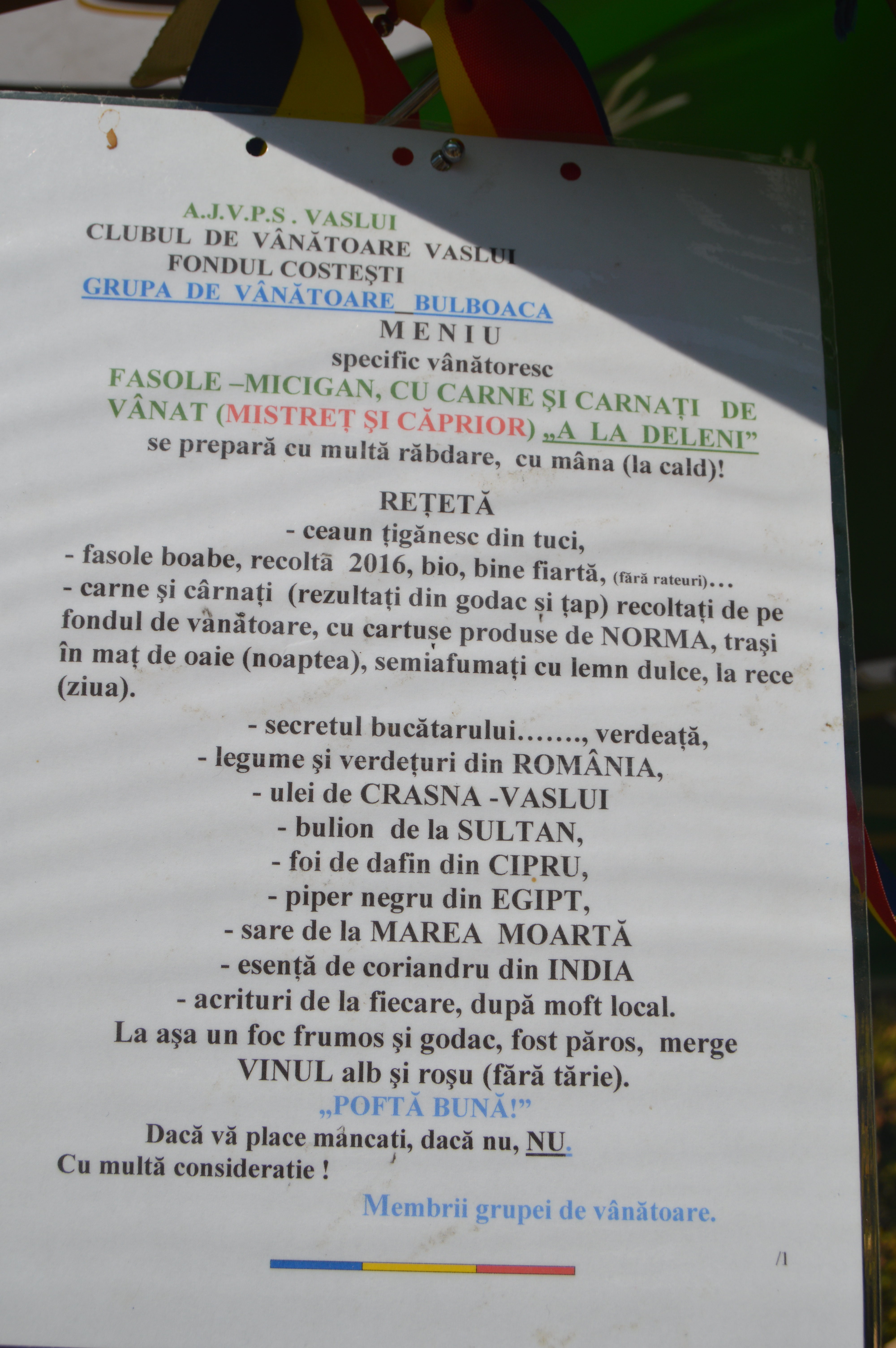 REPORTAJ/ Festivalul vânătorilor de la Vaslui, raiul gurmanzilor: tocăniță de căprior, fasole cu afumătură și sarmale din vânat (VIDEO)