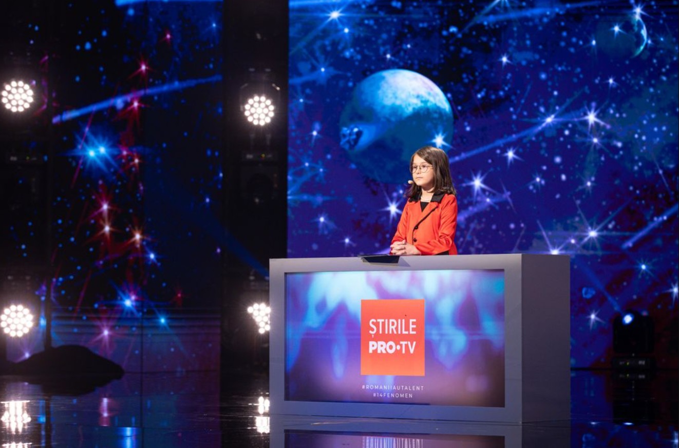 Cine e Delia Papazicu, fetița care a imitat-o pe Andreea Esca la „Românii au talent”, sezonul 14. Andi Moisescu: „Niciodată să nu răspunzi la întrebarea «Ce salariu ai?»”
