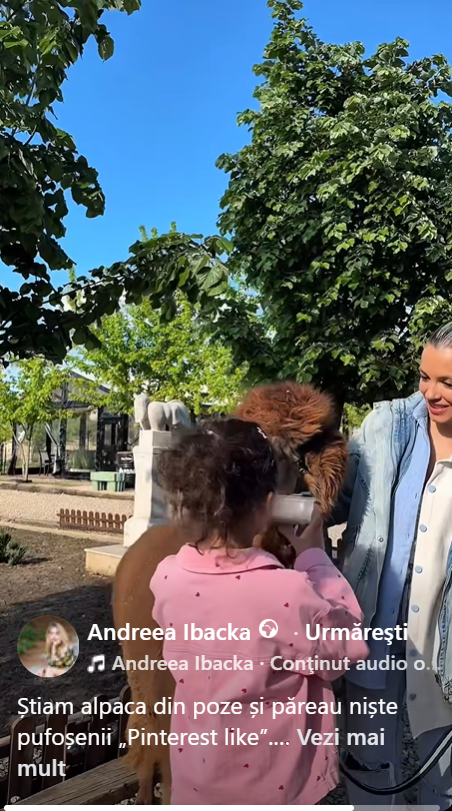Cum a apărut Andreea Ibacka alături de cei doi copii, după ce s-a spus că ea și Cabral divorțează. Ce a răspuns când a fost întrebată unde este soțul ei