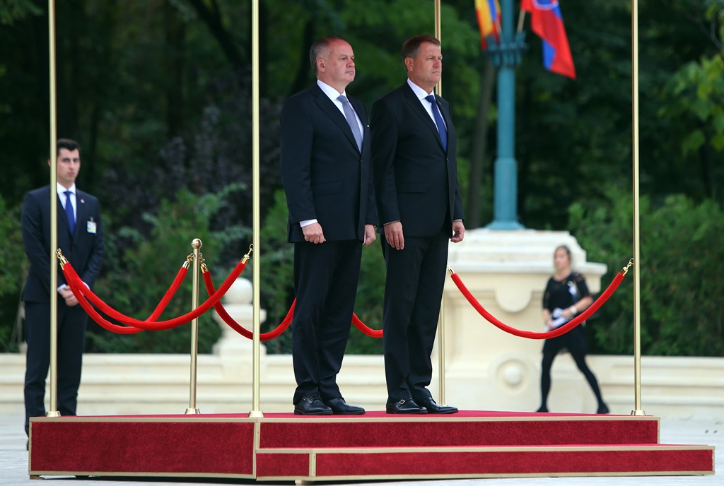Klaus Iohannis s-a întâlnit cu Preşedintele Slovaciei la Palatul Cotroceni / FOTO
