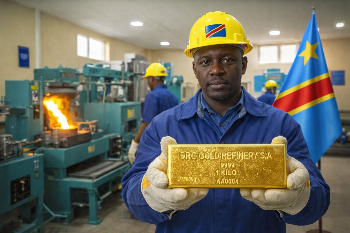 The new system aims to ensure artisanal gold is refined, traceable, and added to official national reserves through formal channels. (Photo: x.com/belole12)