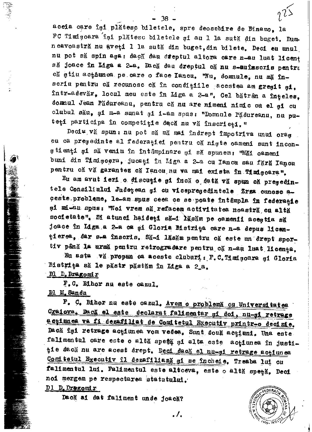 Stenogramă-bombă! Mircea Sandu l-a acuzat într-un CEx din 2011 pe un fost șef al arbitrilor că joacă la pariuri. Reacția celui vizat / EXCLUSIV