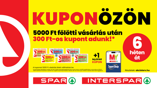 Indul a Kuponözön a SPAR üzleteiben