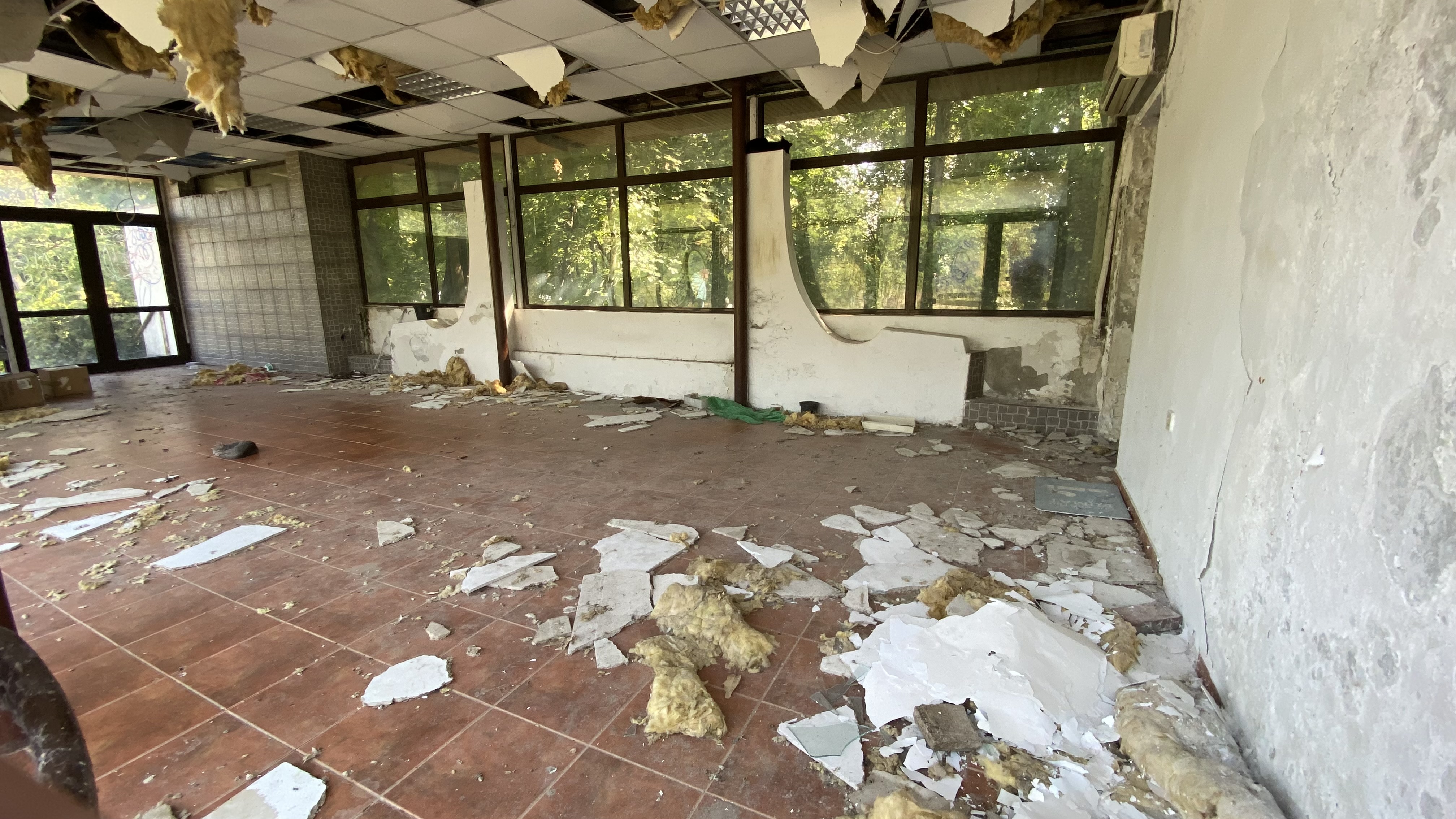 FOTO. Herăstrău, cel mai mare parc al Bucureștiului, arată mai rău ca niciodată. Trandafirii și zonele cu flori sunt istorie, clădirile pentru expoziții au fost vandalizate