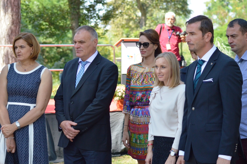 FOTO / Campionii României l-au omagiat pe George Gh. Bibescu, primul nostru reprezentant la CIO