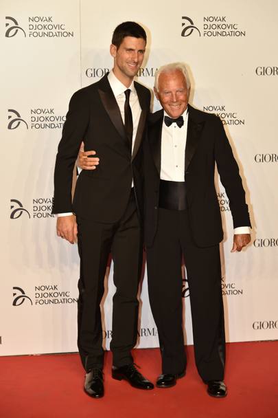Tenis. Novak Djokovici a fost îmbrăcat la patru ace de Giorgio Armani! Nole și Serena vor face echipă pe teren / GALERIE FOTO