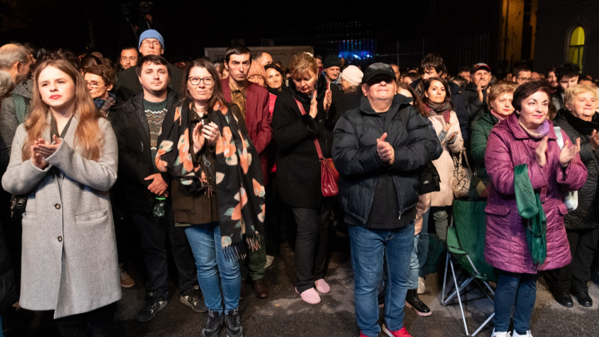 3.000 de oameni în Cimitirul Central Házsongárd din Cluj, la concertul de Luminație