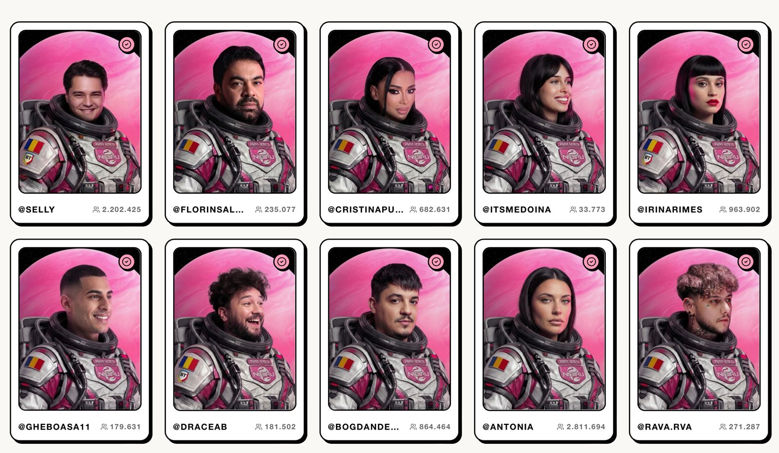 NIBIRU a „invadat” rețelele sociale: peste 60 de milioane de vizualizări și mii de români transformați în astronauți, într-o campanie virală