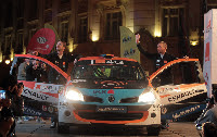 Sibiu Rally Challenge a început cu parada din centrul orașului