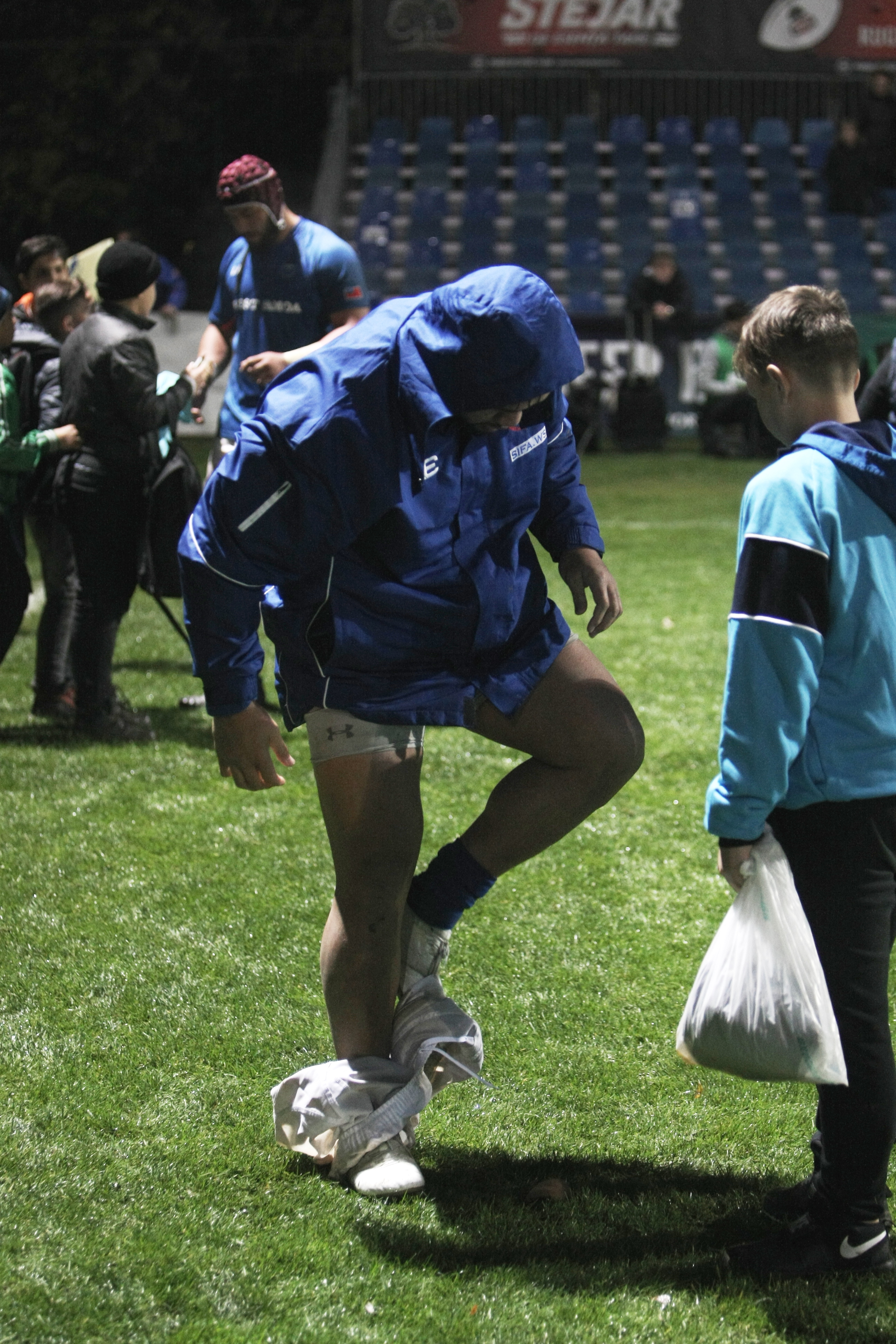 Puștii i-au lăsat fără chiloți. Imagini inedite de la meciul de rugby România - Samoa / FOTO
