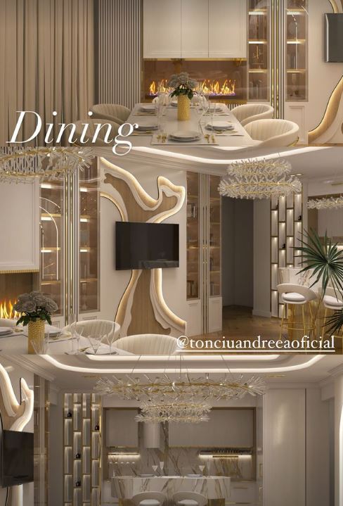 Imagini cu casa Andreei Tonciu. Doar mobilierul pentru dormitorul matrimonial a fost 10.000 de euro