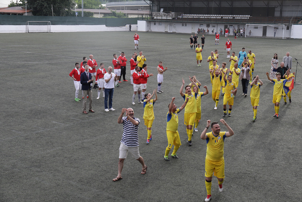 Serbia Regală - România Regală 0-3, meci de gală. S-a jucat la Belgrad, acolo unde a avut loc, acum 96 de ani, primul meci internaţional al tricolorilor