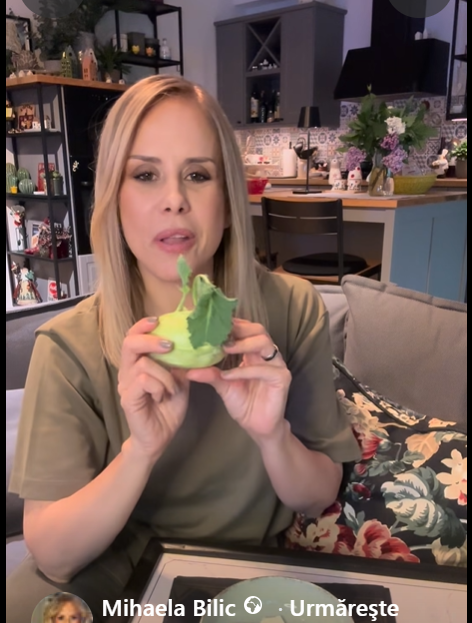 Alimentul recomandat de Mihaela Bilic pentru ulcer și gastrită. „Totul cu 20 de calorii pe suta de grame și multe fibre”