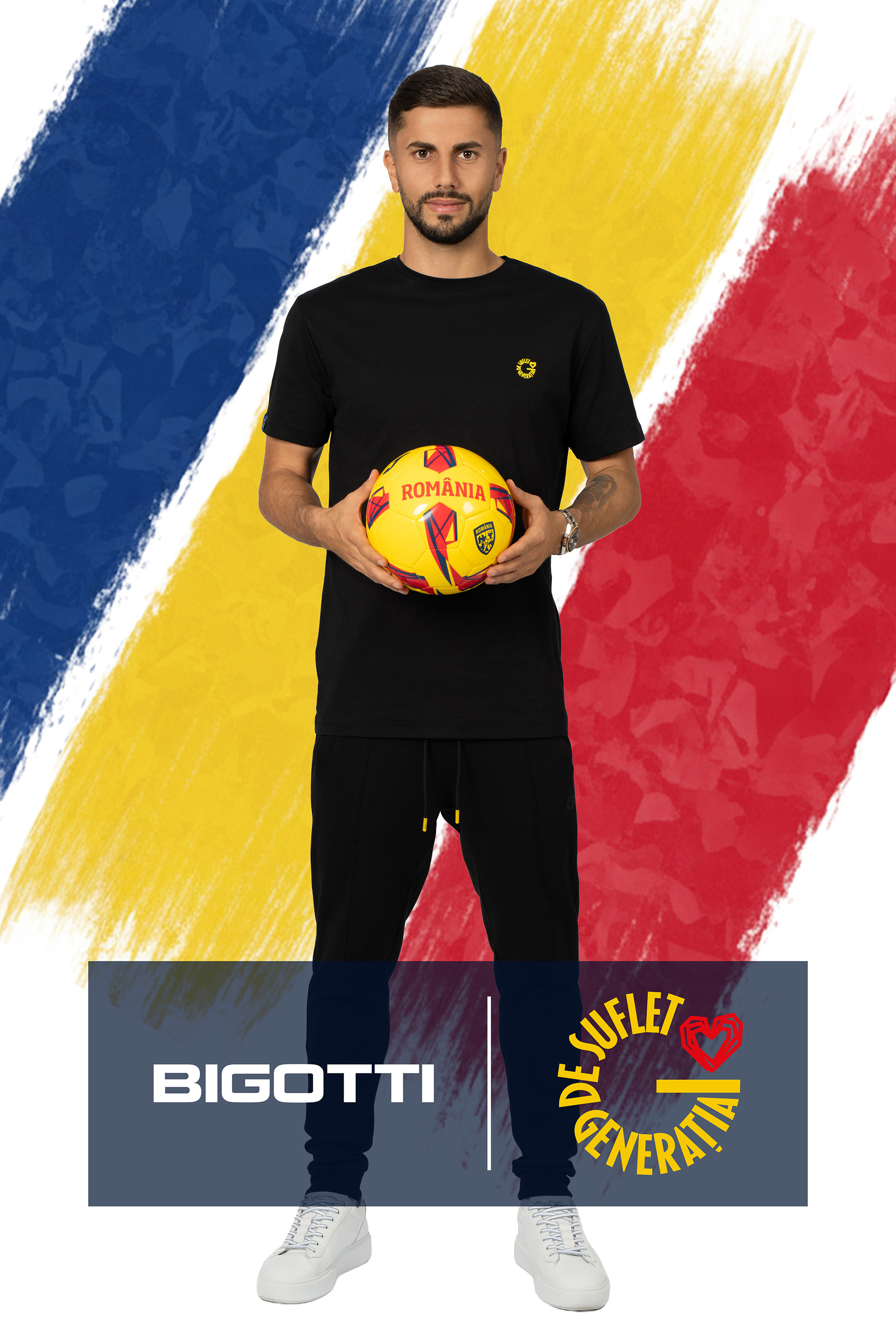 BIGOTTI și Federația Română de Fotbal lansează colecția dedicată „Generației de Suflet” - un omagiu adus românilor uniți de fotbal