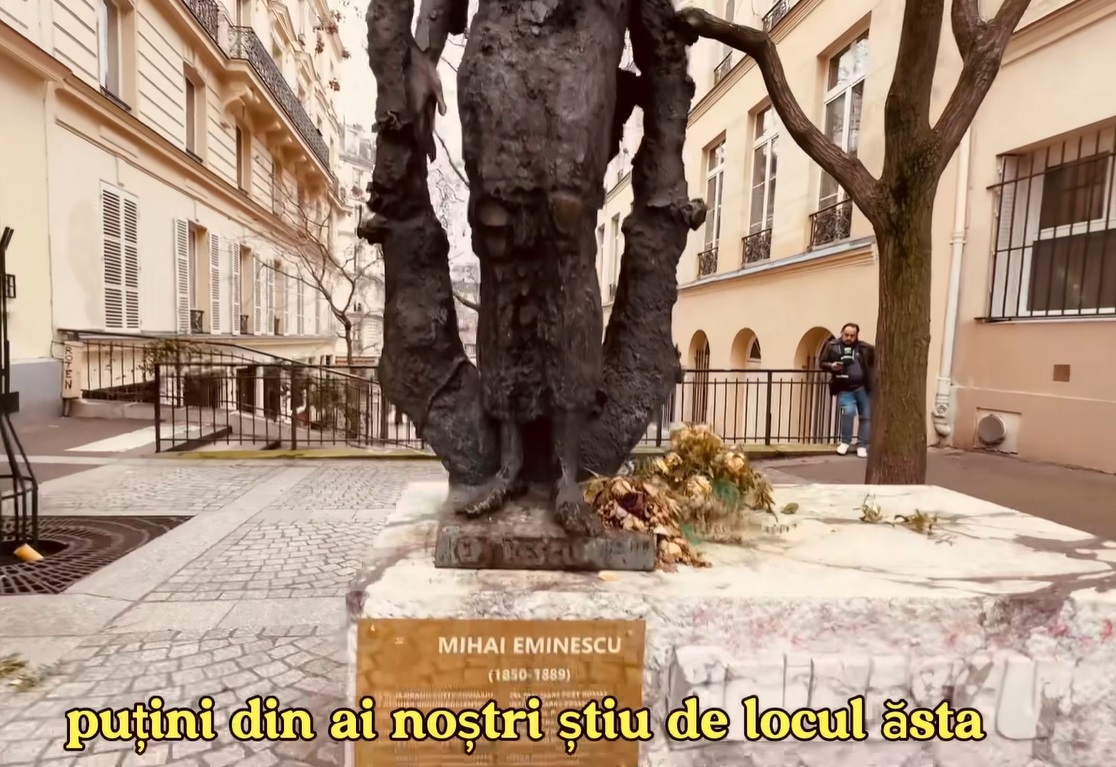Mesajul viral al lui Dan Negru la 175 de ani de la nașterea lui Mihai Eminescu: „Am descoperit un loc prea puțin cunoscut de români în Paris!”