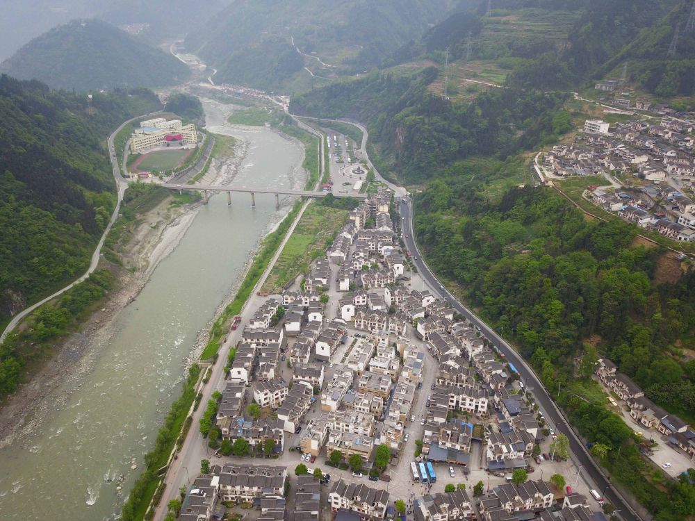 FOTO/ Sichuan, orașul-fantomă din China vizitat anual de milione de turiști