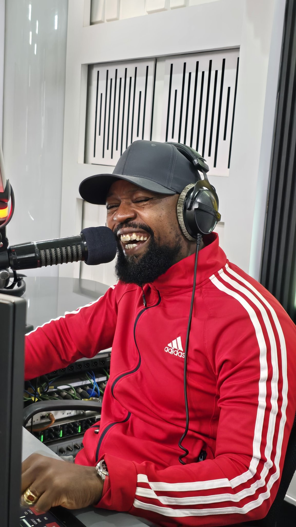 Radio 47 presenter Alex Mwakideu,