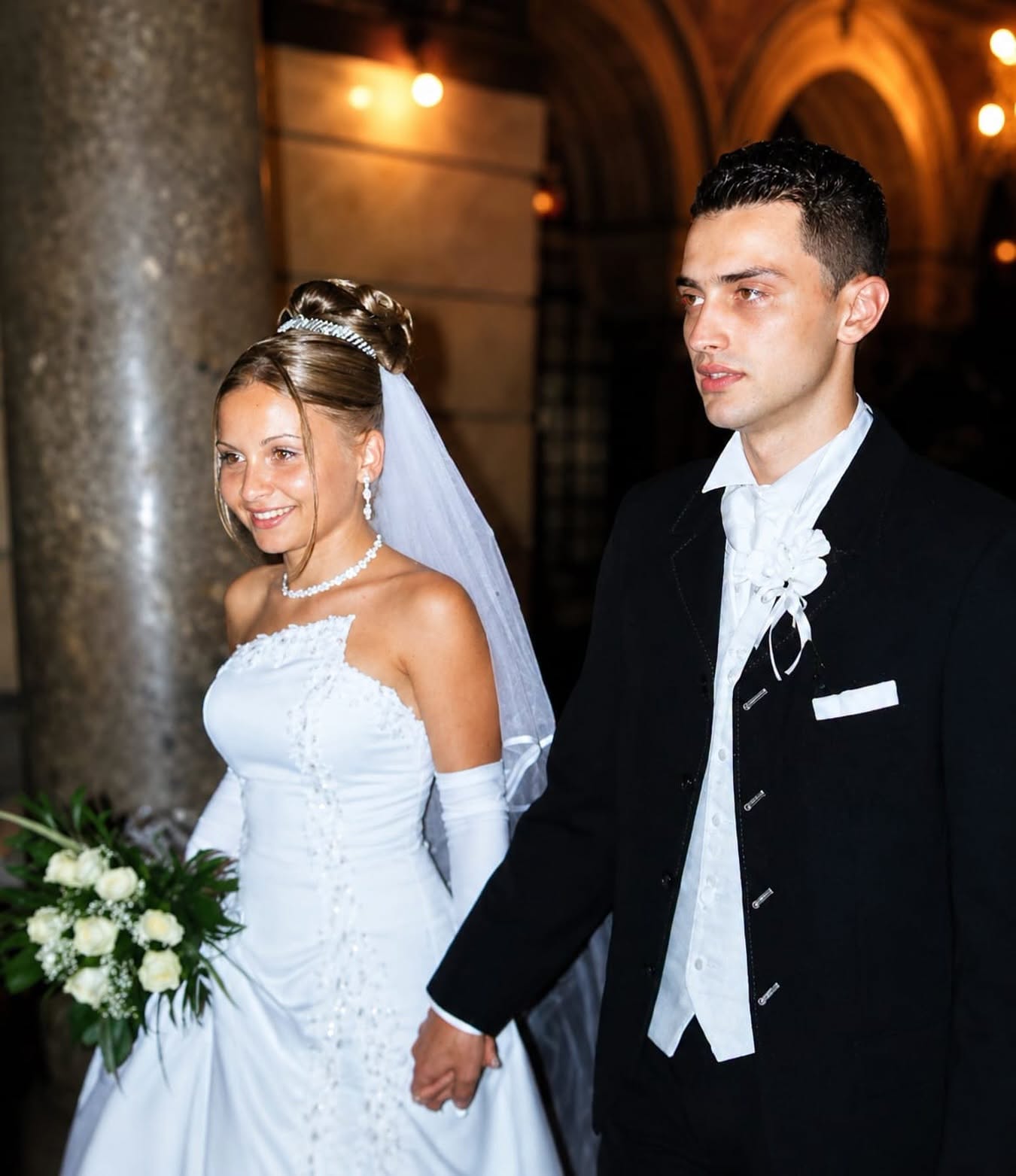 Imagine rară cu chef Orlando Zaharia din ziua nunții cu Mădălina. Au trecut 22 de ani de ani de atunci. „La bine și la greu”